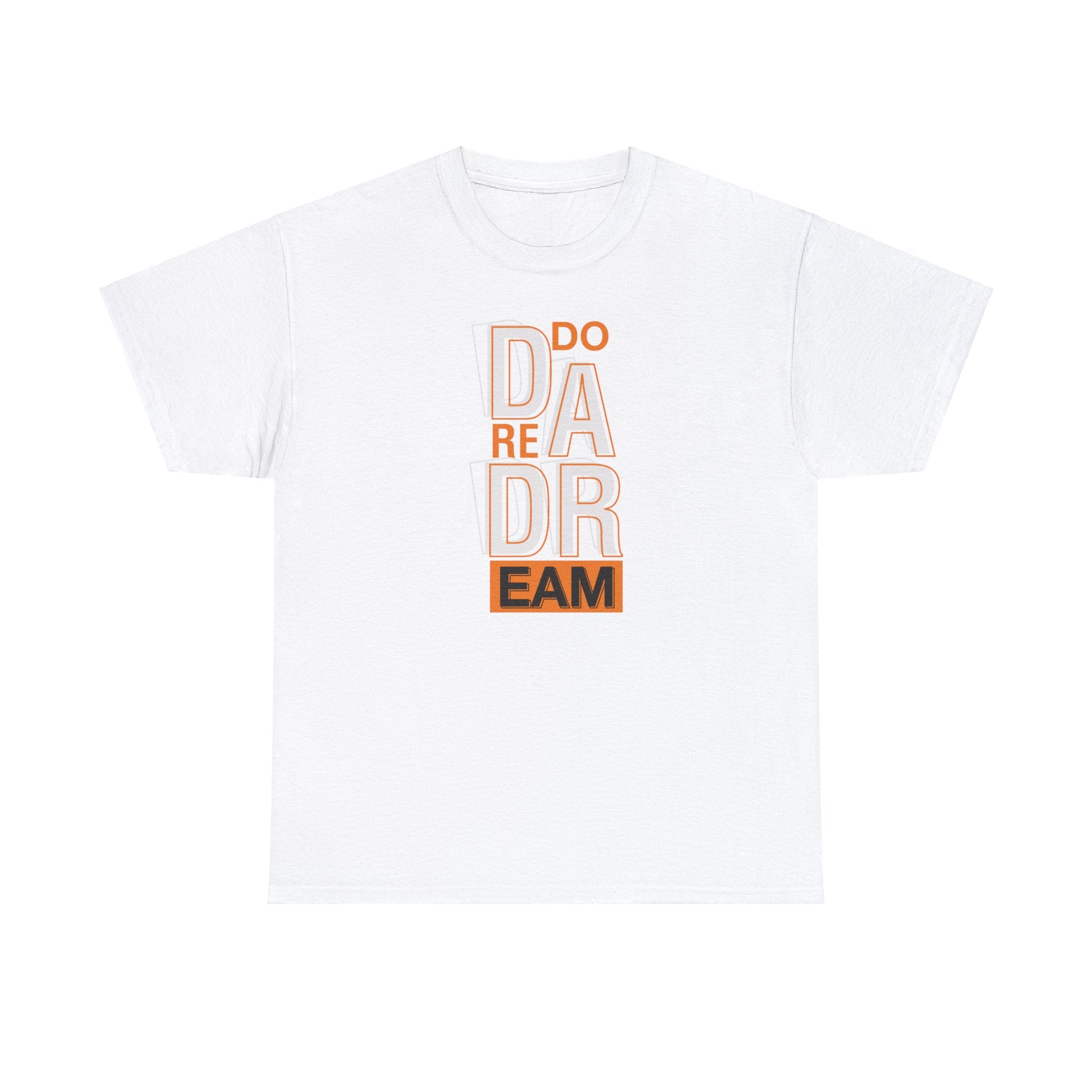 Printify T-Shirt White / S Aspire Boldly: Exclusive 'Do Dare Dream' Tee by Sophie, Where Fashion Meets Ambition-Unisex Heavy Cotton Tee