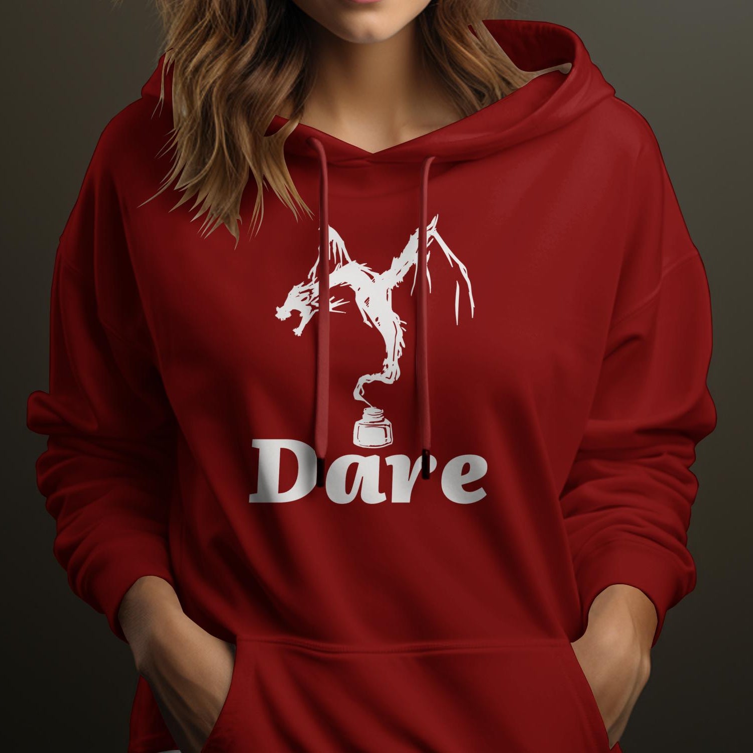 Dare to Roar: Dragon-Inspired Hoodie with Fearless Design - Unleash Your Bold Style with this Unique and Powerful Statement Piece