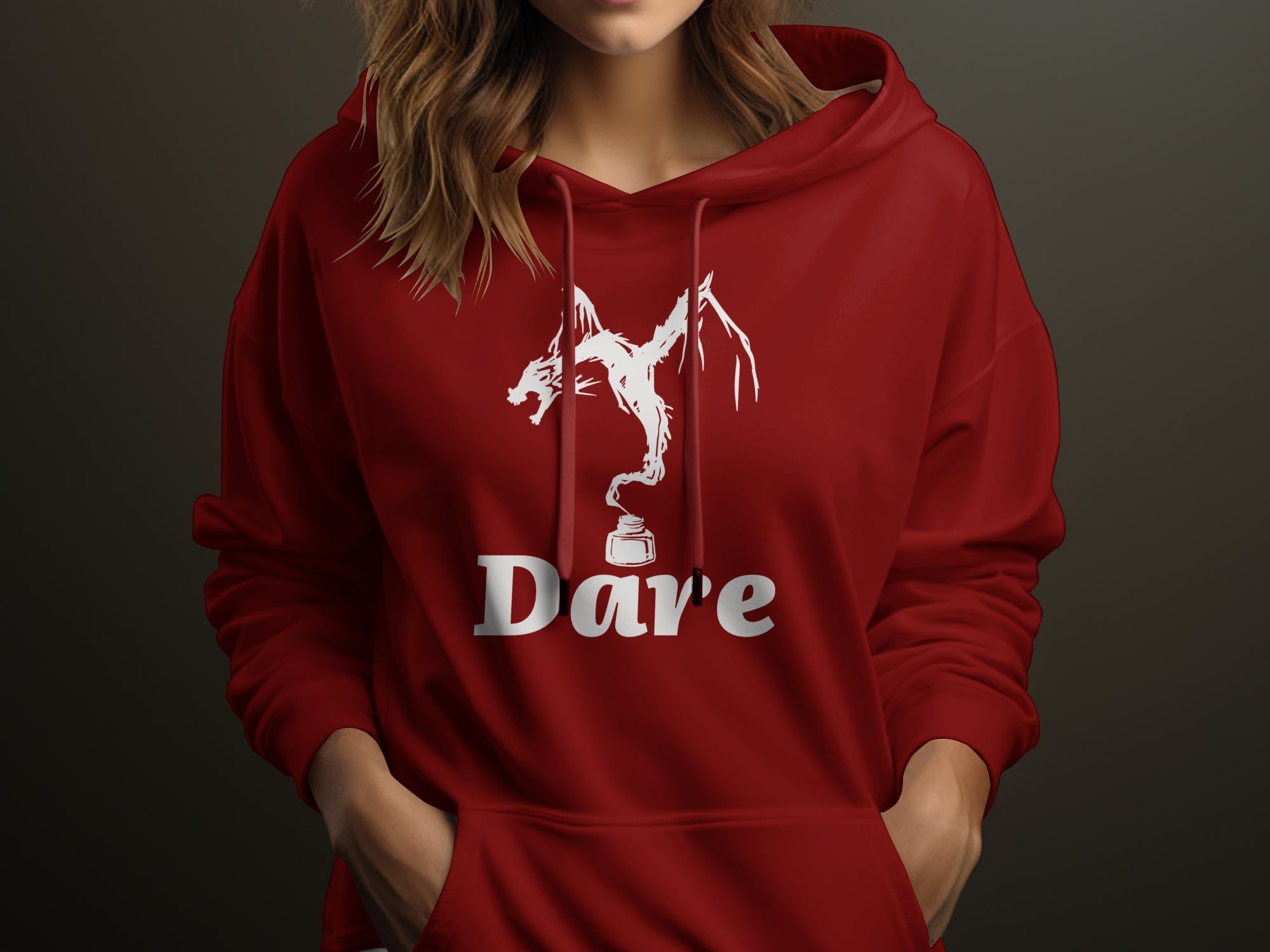 Dare to Roar: Dragon-Inspired Hoodie with Fearless Design - Unleash Your Bold Style with this Unique and Powerful Statement Piece
