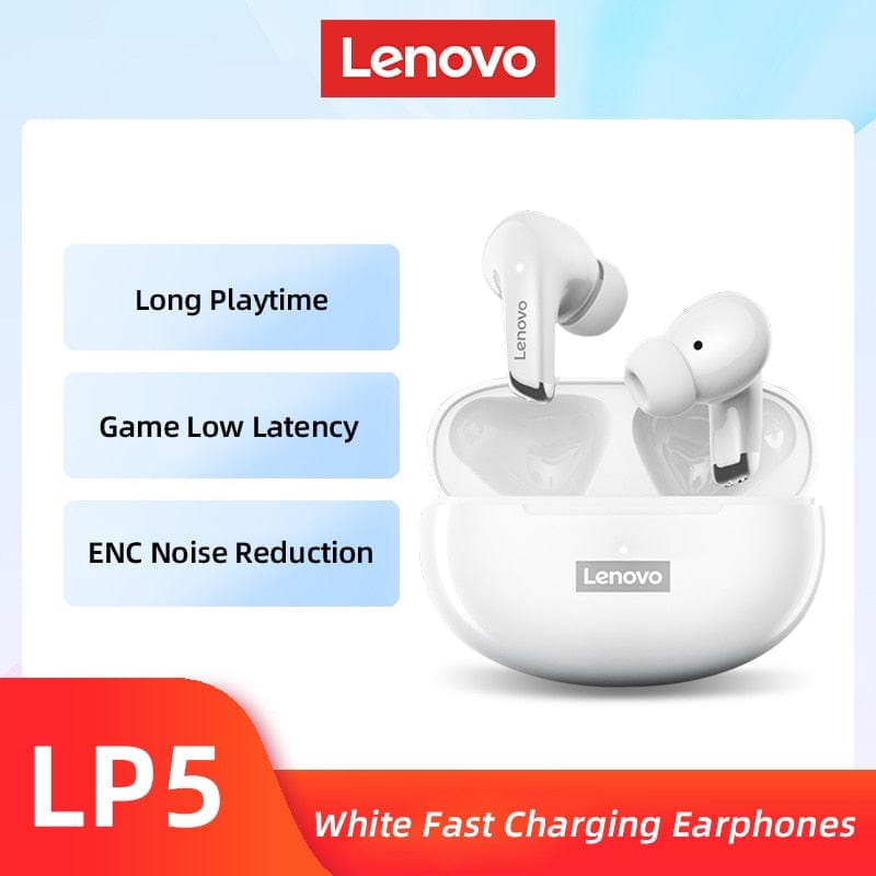 Sophie Store 100% Original Lenovo LP5  Wireless Bluetooth Earbuds HiFi Music Earphone With Mic Headphones Sports Waterproof Headset 2021New