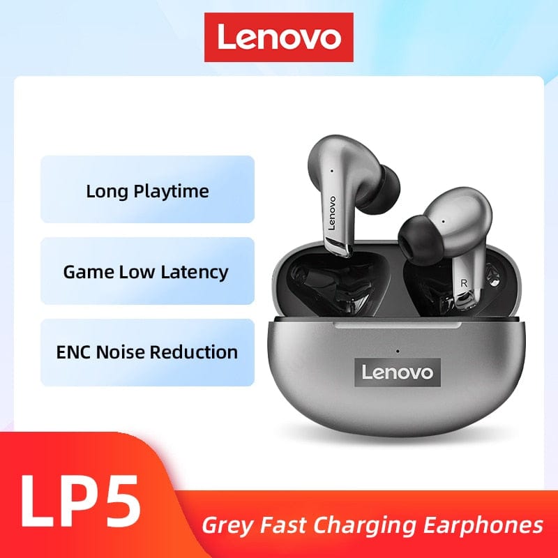 Sophie Store 100% Original Lenovo LP5  Wireless Bluetooth Earbuds HiFi Music Earphone With Mic Headphones Sports Waterproof Headset 2021New