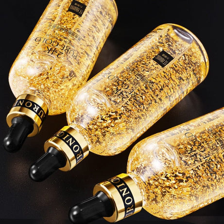 Sophie Store 24K Gold Hyaluronic Acid Nicotinamide Face Serum Replenishment Moisturize Shrink Pore Brighten Skin Care Firming Facial Essence