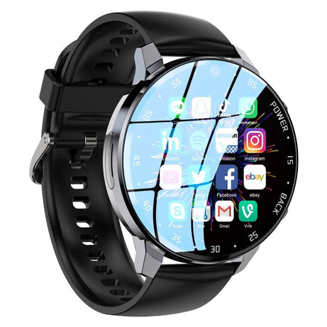 Sophie Store 4G NET NEW A3 Global Android Smartwatch Men Dual HD Camera Full Touch Screen HeartRate IP67 Waterproof Smart Watch 128G SIM call