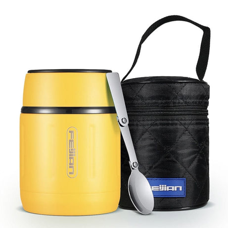 Sophie Store 500ml Food Thermos,  316 Stainless Steel Vacuum Insulated Food Jar With Spoon Kids Lunch Box