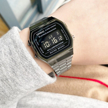 Sophie Store A168WEGG-1B Casio watch for women 7 years of electricity top brand lLED lighting stopwatch2021digital quartz Sport Watch relogio masculino