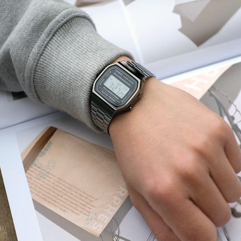 Sophie Store A168WGG-1A Casio watch for women 7 years of electricity top brand lLED lighting stopwatch2021digital quartz Sport Watch relogio masculino