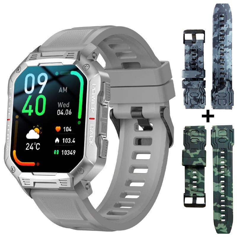 Sophie Store As shown 10 / Germany 2022 New Smart Watch Men Military For Android Mi Ios Blood Pressure Waterproof Watches Bluetooth Call Smartwatch Fitness Tracker