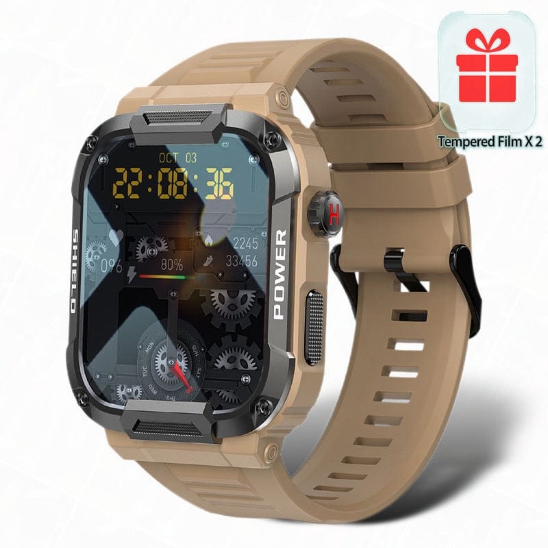 Sophie Store As Shown 2 / China Rugged Military Smart Watch Men For Xiaomi Android Ios Ftiness Watches Ip68 Waterproof 1.85'' Bluetooth Call Smartwatch 2023 New