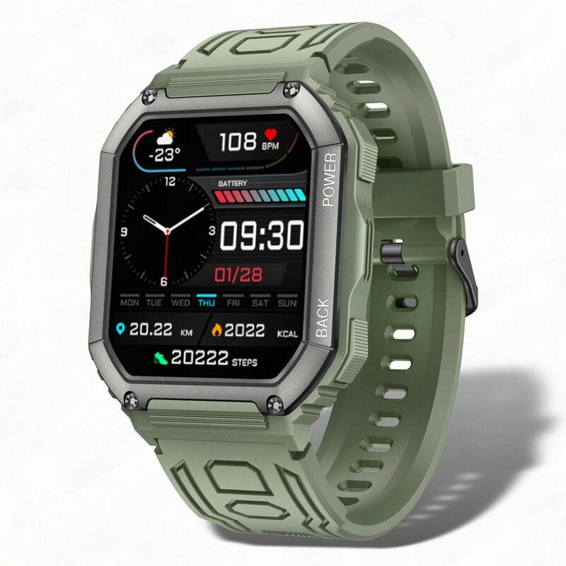 Sophie Store As shown 2 / Germany For Xiaomi Android Smart Watch Men Tactical Military Bluetooth Call Blood Pressure Waterproof 2022 Full Touch Smartwatch Outdoor