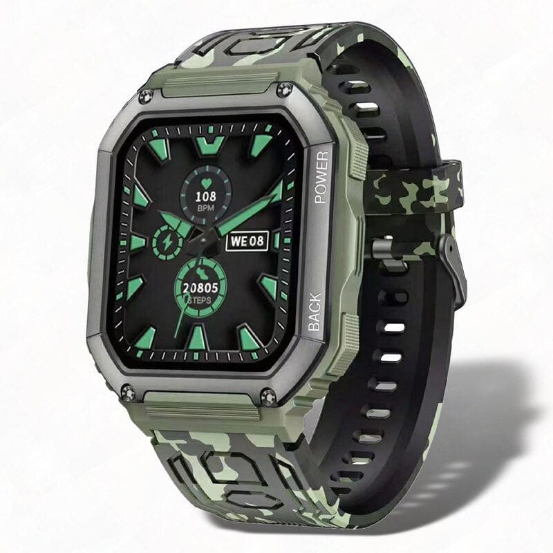 Sophie Store As shown 3 / Germany For Xiaomi Android Smart Watch Men Tactical Military Bluetooth Call Blood Pressure Waterproof 2022 Full Touch Smartwatch Outdoor