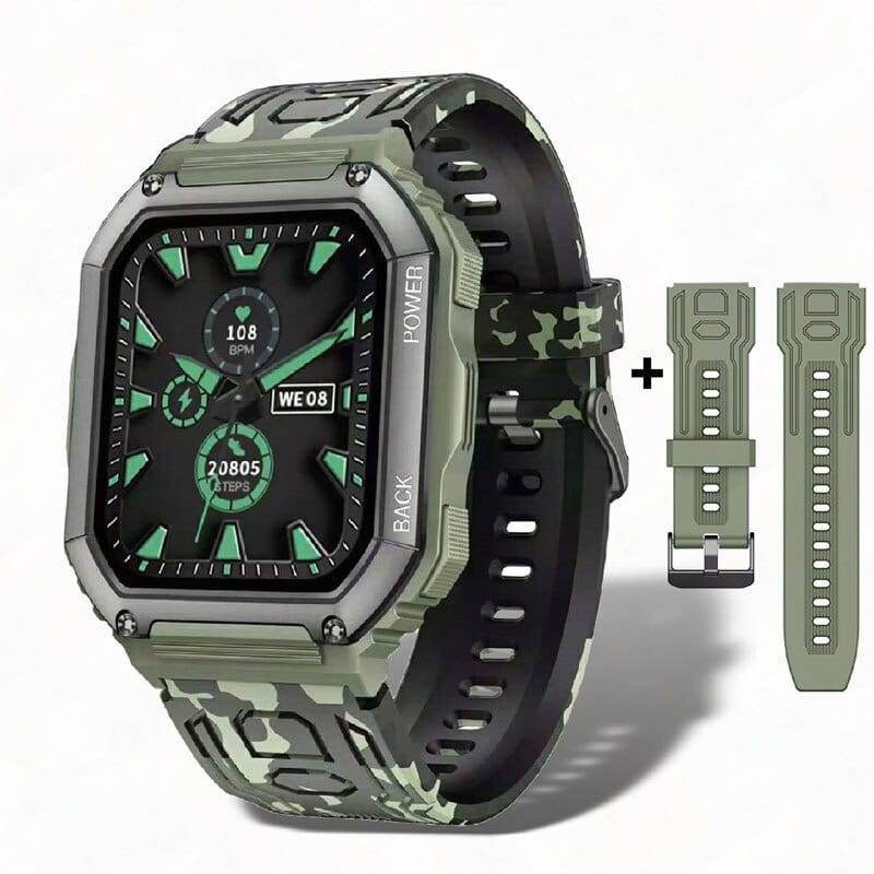 Sophie Store As shown 6 / Germany For Xiaomi Android Smart Watch Men Tactical Military Bluetooth Call Blood Pressure Waterproof 2022 Full Touch Smartwatch Outdoor