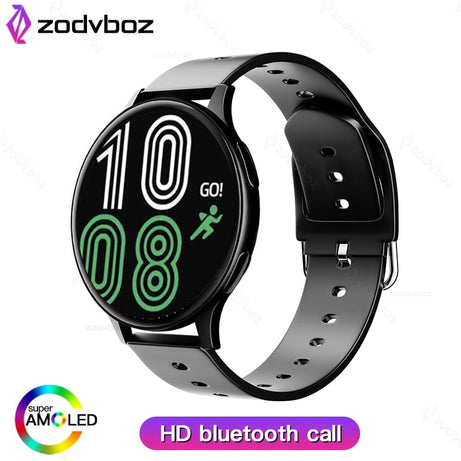 Sophie Store black / China ZODVBOZ New Women Bluetooth Call Smart Watch HeartRate Blood Pressure Monitoring Smartwatches IP67 Waterproof Men Smartwatch+Box