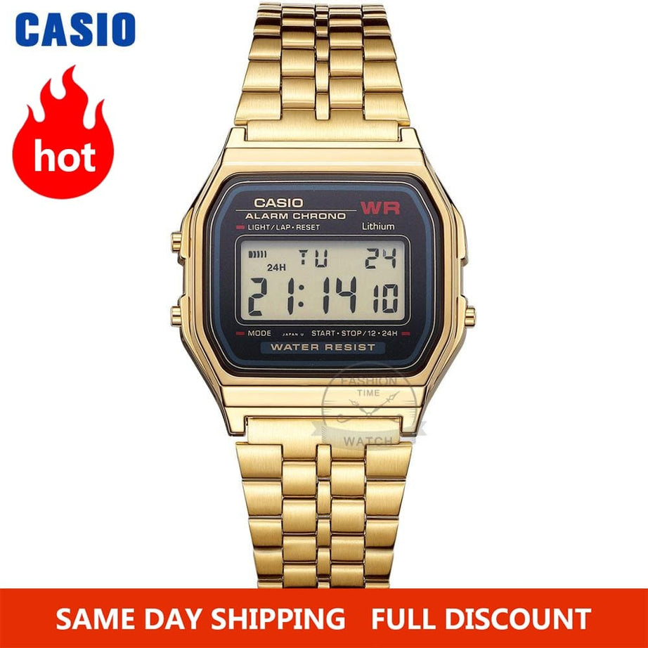 Sophie Store Casio watch gold watch men set brand luxury LED digital Waterproof Quartz men watch Sport military Wrist Watch relogio masculino