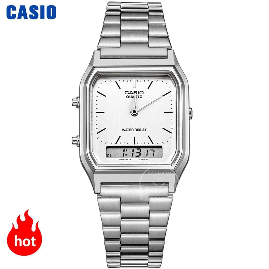Sophie Store Casio watch gold watch men top brand luxury Dual display Waterproof Quartz men watch Sport military WristWatch relogio masculino