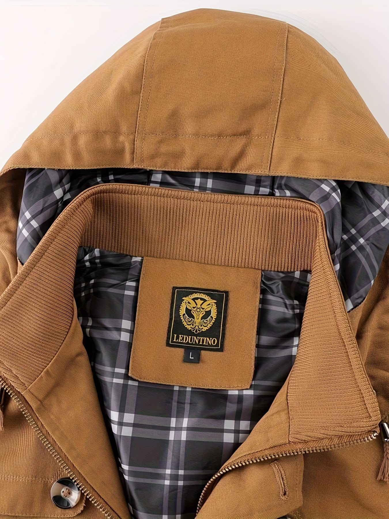 Sophie Store Elevate Your Business Wardrobe: Men's Warm and Thick Mid-Length Windbreaker Jacket for Fall and Winter