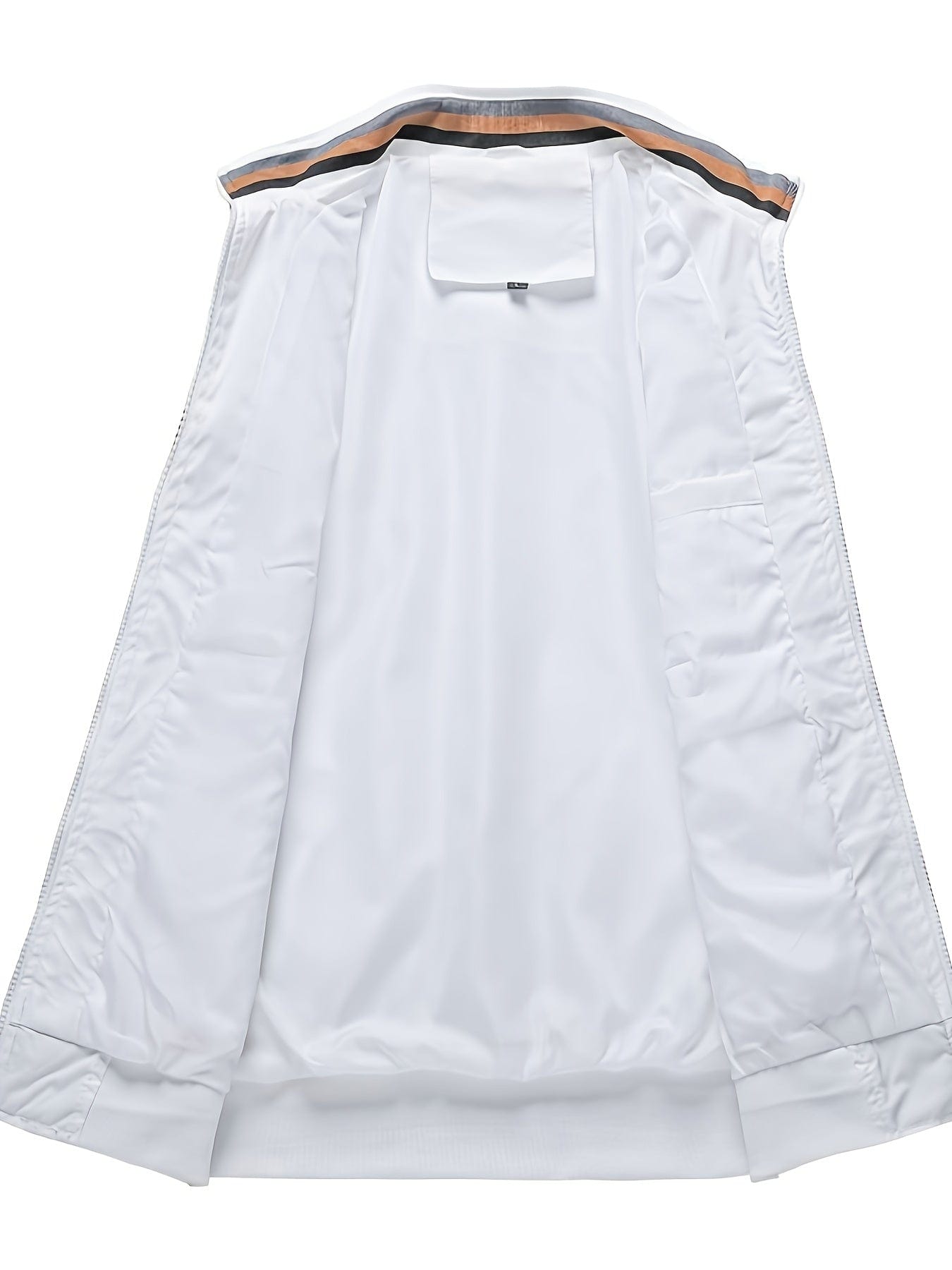 Sophie Store Elevate Your Style: Men's Regular Fit Stand Collar Windbreaker for a Hipster College Look in Spring and Autumn