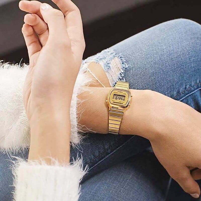 Sophie Store LA670WGA-9D Casio watch for women 7 years of electricity top brand lLED lighting stopwatch2021digital quartz Sport Watch relogio masculino