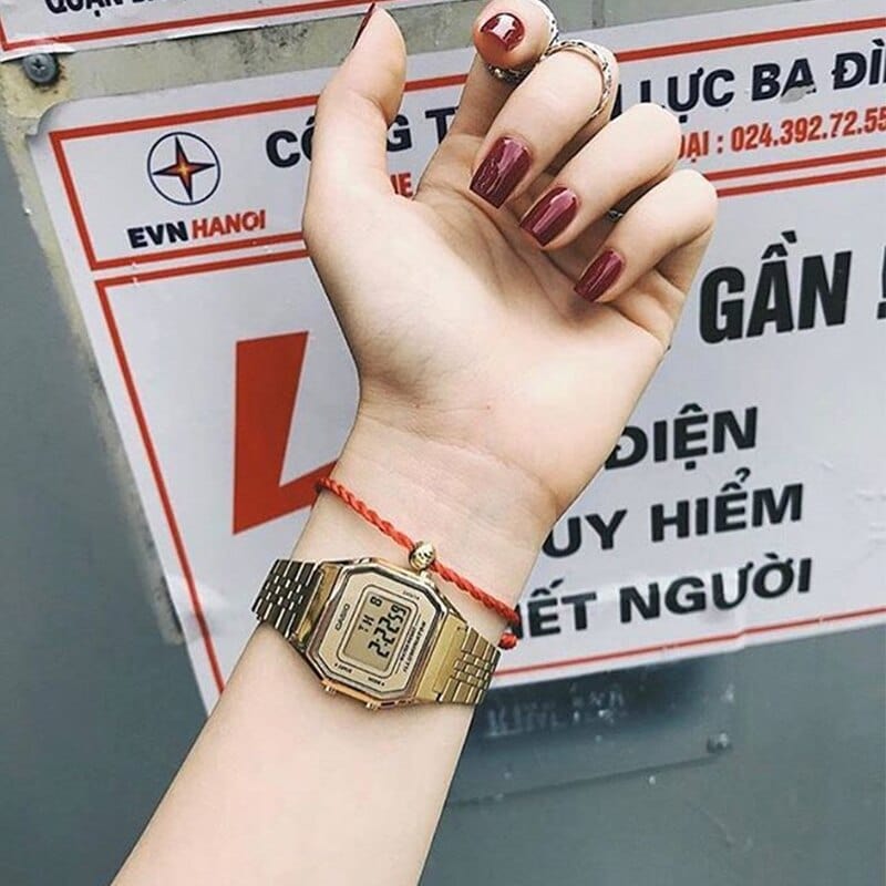 Sophie Store LA680WGA-9D Casio watch for women 7 years of electricity top brand lLED lighting stopwatch2021digital quartz Sport Watch relogio masculino