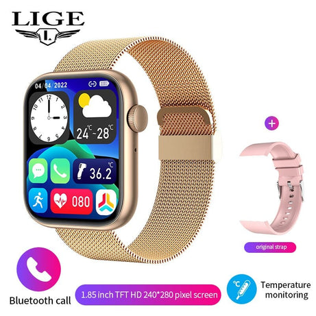 Sophie Store LIGE 2022 Bluetooth call Smart Watch Women Female Menstrual Cycle Bracelet Temperature check Watches Flashlight Smartwatch Men