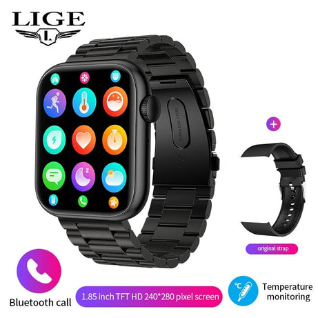 Sophie Store LIGE 2022 Bluetooth call Smart Watch Women Female Menstrual Cycle Bracelet Temperature check Watches Flashlight Smartwatch Men