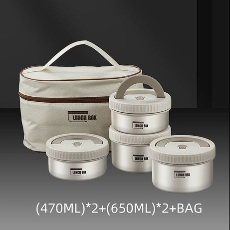 Sophie Store Lunch Box Portable Insulated Lunch Container Set Stackable Bento Stainless Steel Lunch Container
