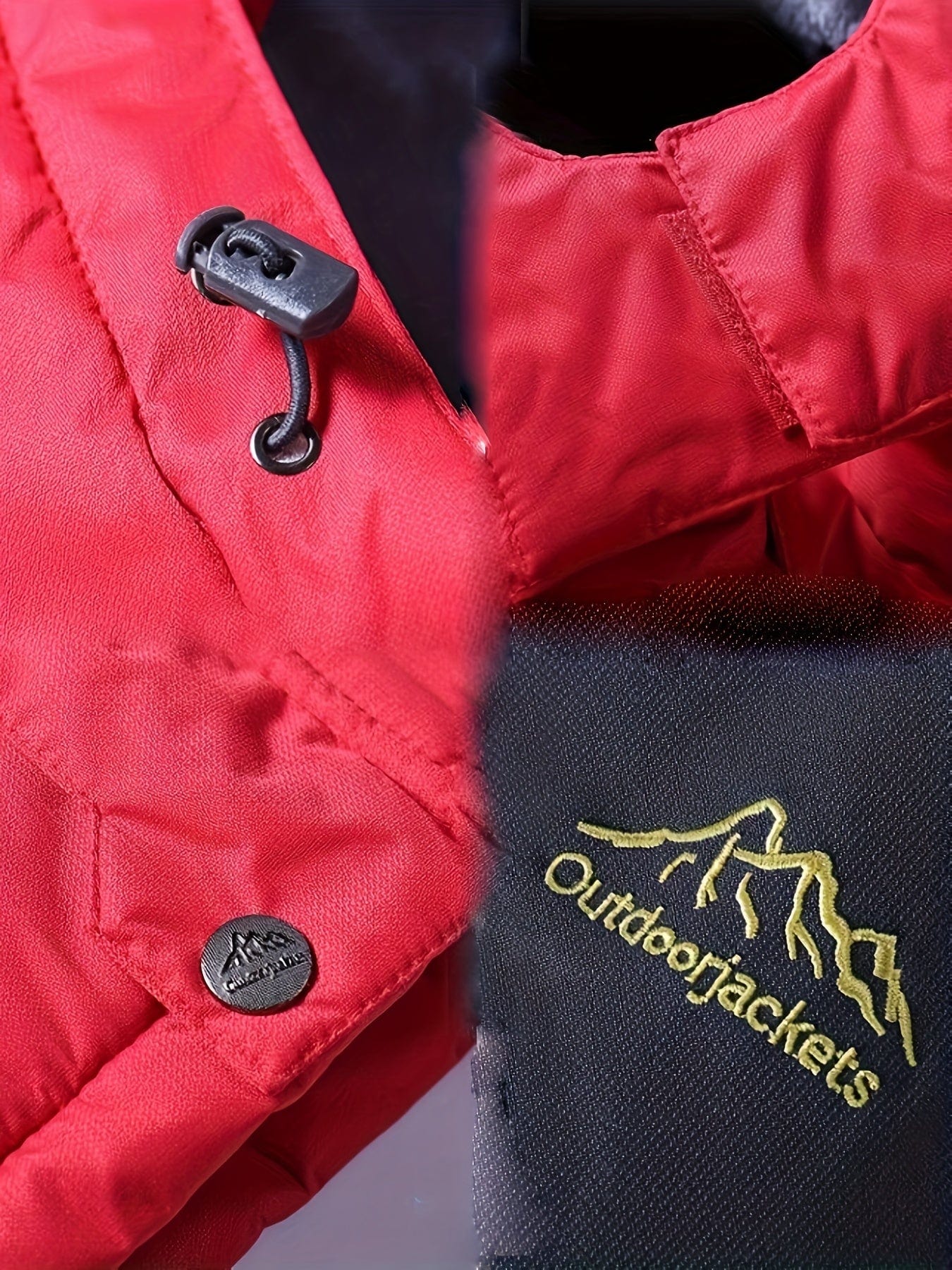 Sophie Store Men's Casual Hooded Jacket With Pocket, Zip Up Waterproof Thickened Warm Active Casual Comfy Trendy Coat For Outdoor Hiking