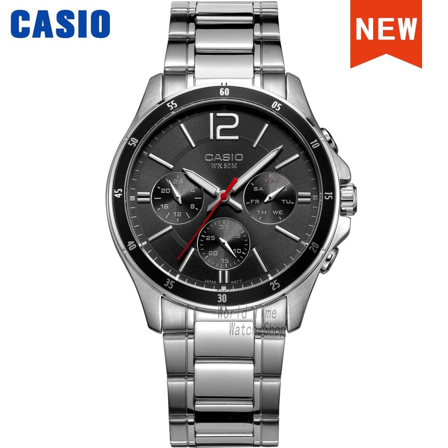 Sophie Store MTP-1374D-1A Casio watch wrist watch men top brand luxury set quartz watche 50m Waterproof men watch Sport military Watch relogio masculino