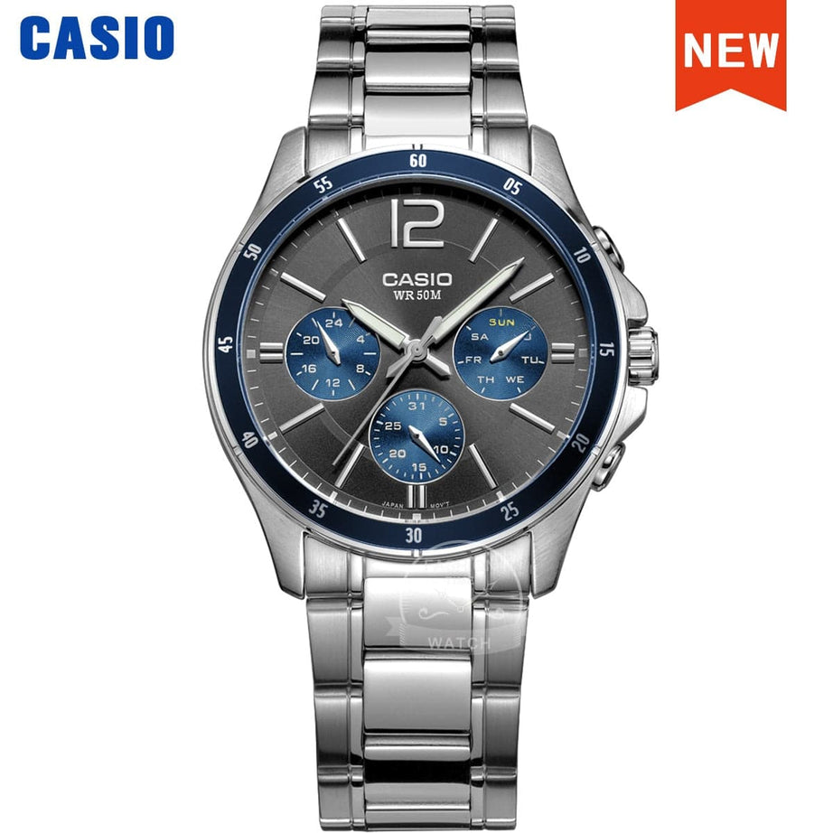 Sophie Store MTP-1374D-2A Casio watch wrist watch men top brand luxury set quartz watche 50m Waterproof men watch Sport military Watch relogio masculino