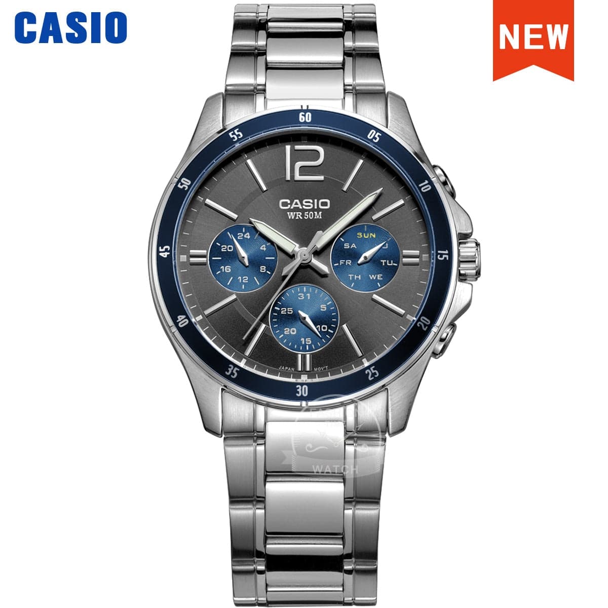 Sophie Store MTP-1374D-2A Casio watch wrist watch men top brand luxury set quartz watche 50m Waterproof men watch Sport military Watch relogio masculino