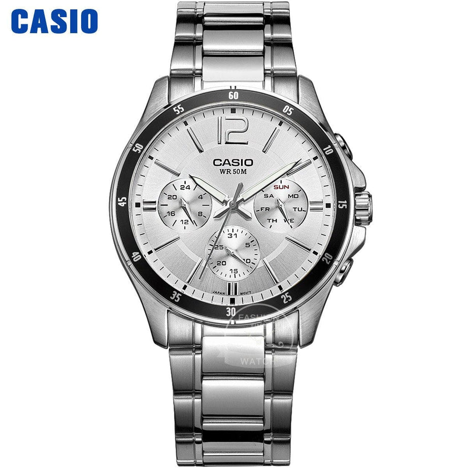 Sophie Store MTP-1374D-7A Casio watch wrist watch men top brand luxury set quartz watche 50m Waterproof men watch Sport military Watch relogio masculino