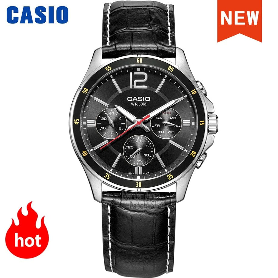 Sophie Store MTP-1374L-1AV Casio watch men original top brand luxury quartz electronic 50m waterproof sports military часы мужскиеreloj  masculino MTP-1374