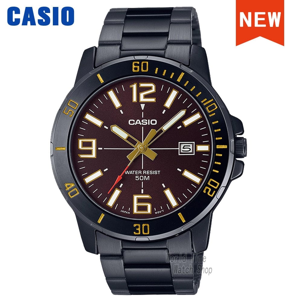 Sophie Store MTP-VD01B-5B Casio watch wrist watch men top brand luxury set quartz watche 50m Waterproof men watch Sport military Watch relogio masculino