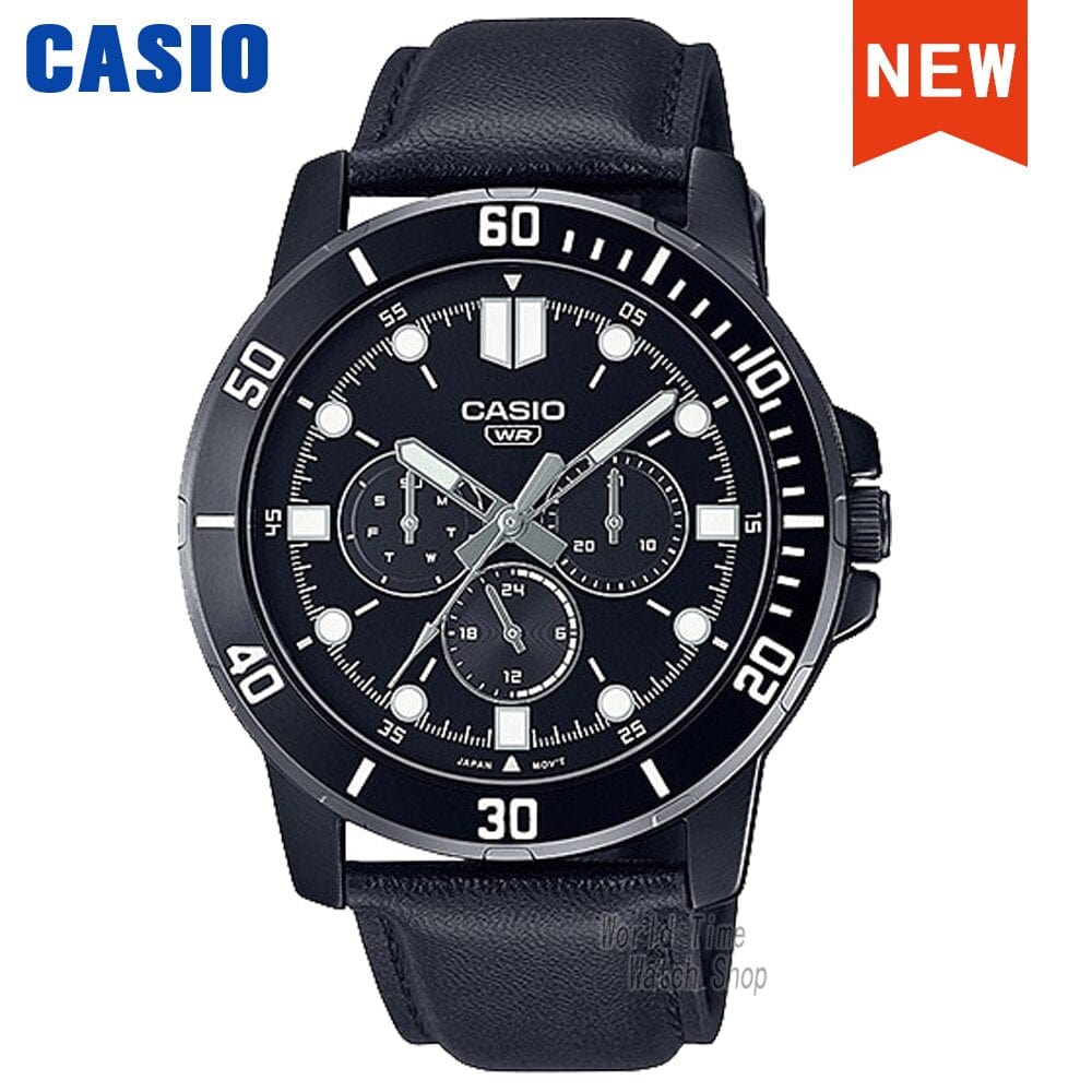 Sophie Store MTP-VD300BL-1E Casio watch wrist watch men top brand luxury set quartz watche 50m Waterproof men watch Sport military Watch relogio masculino