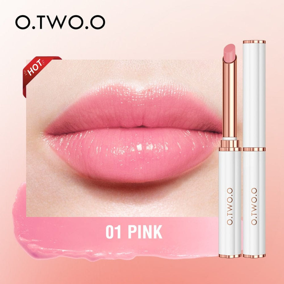Sophie Store O.TWO.O Lip Balm Colors Ever-changing Lips Plumper Oil Moisturizing Long Lasting With Natural Beeswax Lip Gloss Makeup Lip Care