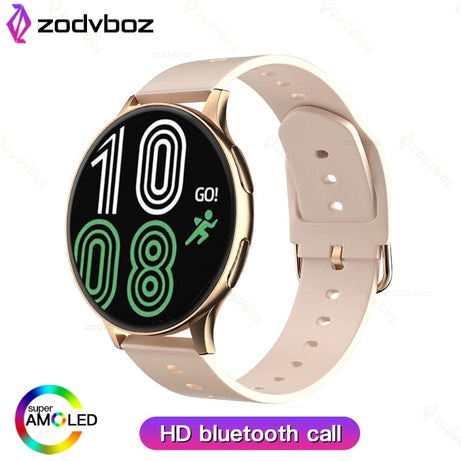 Sophie Store rose gold / China ZODVBOZ New Women Bluetooth Call Smart Watch HeartRate Blood Pressure Monitoring Smartwatches IP67 Waterproof Men Smartwatch+Box