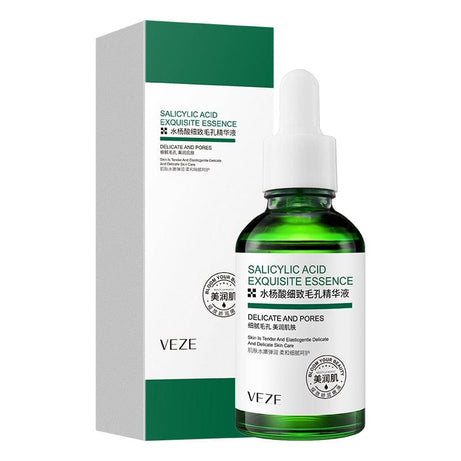 Sophie Store Salicylic acid Salicylic Acid Delicate Pore Facial Essence Hydrating Moisturizing Gentle Care Shrinking Pore Water Light Beauty Face Serum