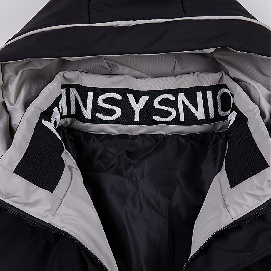 Sophie Store Stay Stylish and Warm: Men's Casual Loose Fit Cotton Hooded Jacket with Fleece Lining, a Perfect Gift Choice