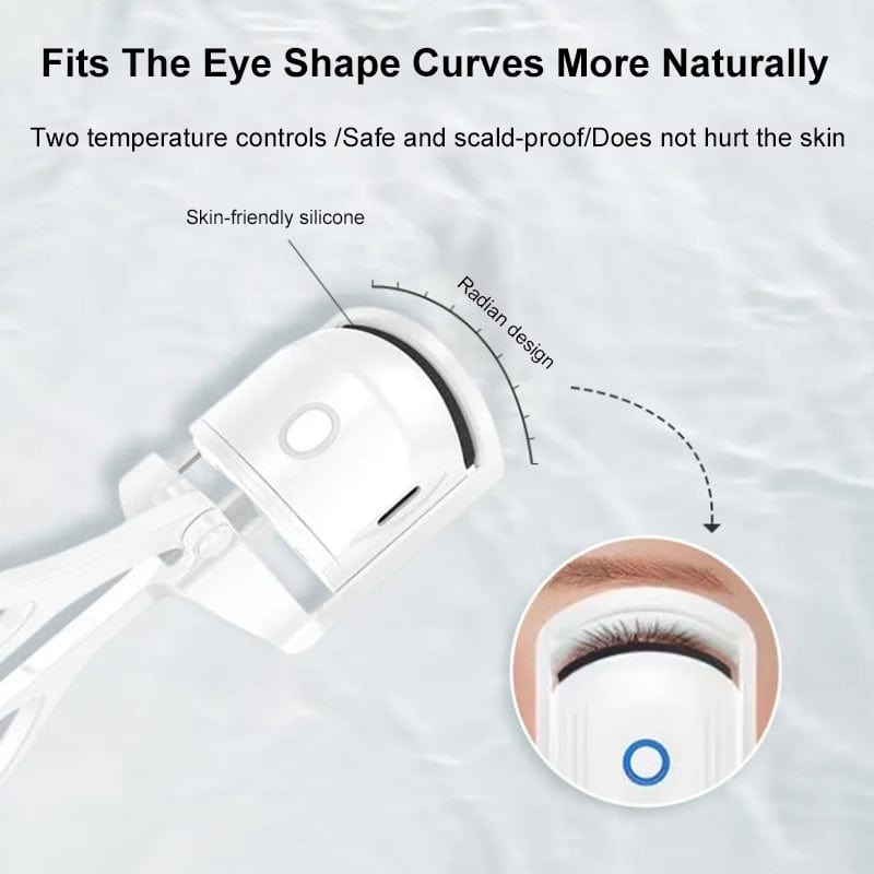 The Sophie Store womens Eyelash Curler Portable Electric Heated Comb Eye Lash Long Lasting Eyelashes Curls Thermal Eyelash Curler Makeup Tools Heated Eyelash Curlers,Rechargeable Electric Eyelash Curler,Handheld Eyelash Heat