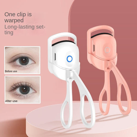 The Sophie Store womens Eyelash Curler Portable Electric Heated Comb Eye Lash Long Lasting Eyelashes Curls Thermal Eyelash Curler Makeup Tools Heated Eyelash Curlers,Rechargeable Electric Eyelash Curler,Handheld Eyelash Heat