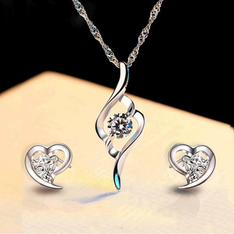 Jewelry Set With Earrings And Necklace For Women With Unique Design, Stylish Earrings And Pendants For Daily Decoration , Ideal choice for Gifts