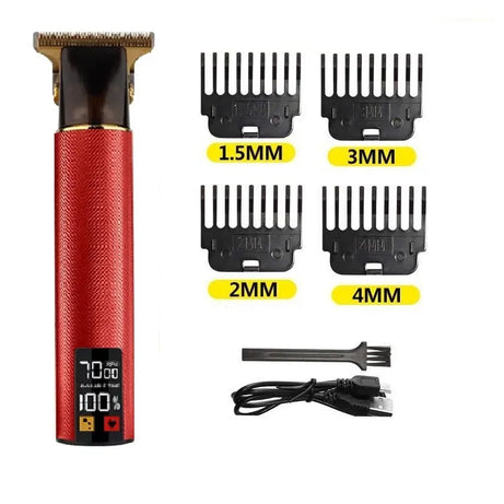 Professional Hair Trimmer Wireless Electric  Hair Cutting Machine Hair Clipper Beard Shaver Men Barber For Men Haircut Style