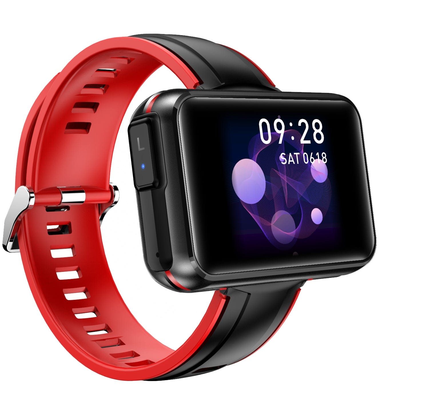 Trade Castle android Red 2 in 1 T91 Smart Watch Wireless Bluetooth Headset