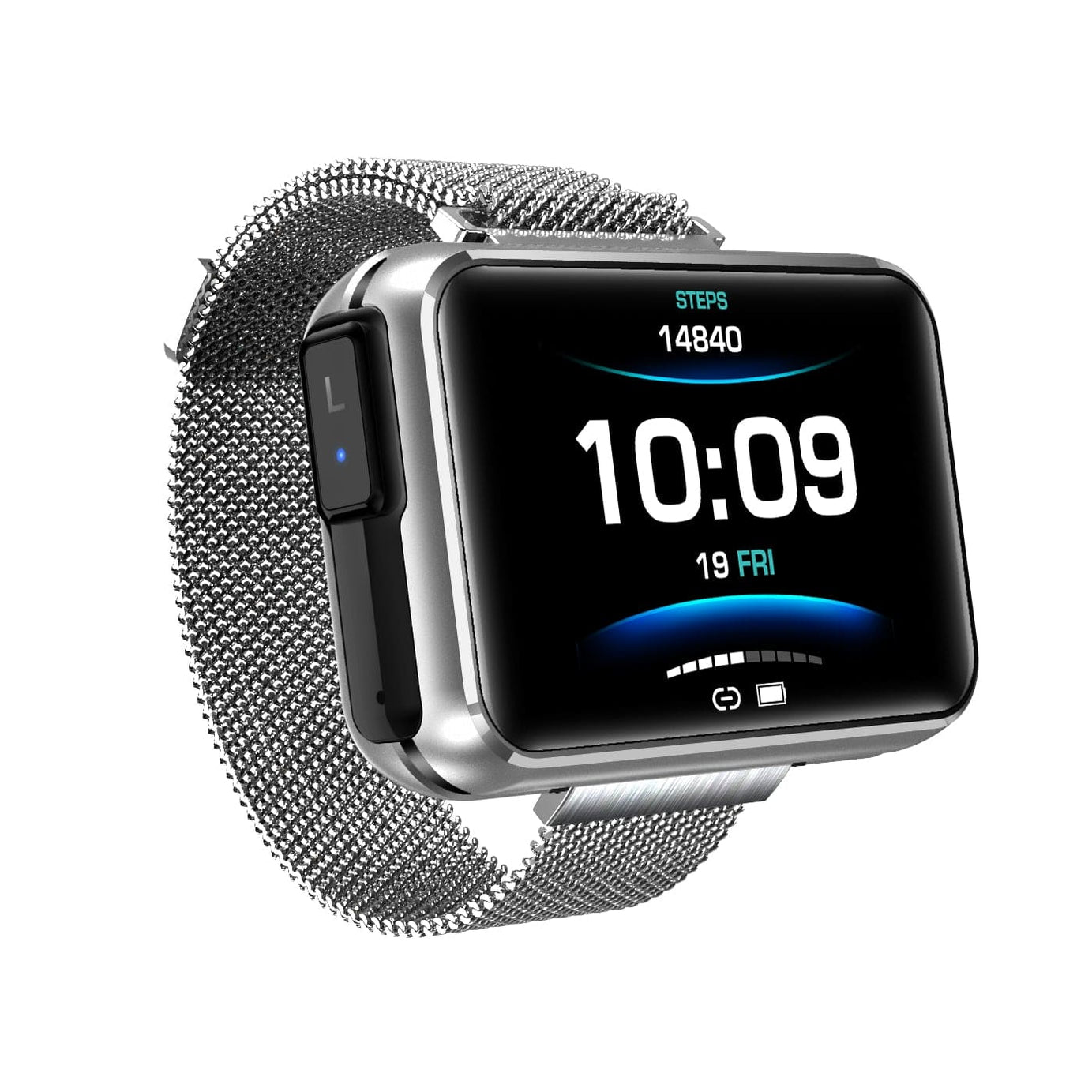 Trade Castle android Silver 2 in 1 T91 Smart Watch Wireless Bluetooth Headset
