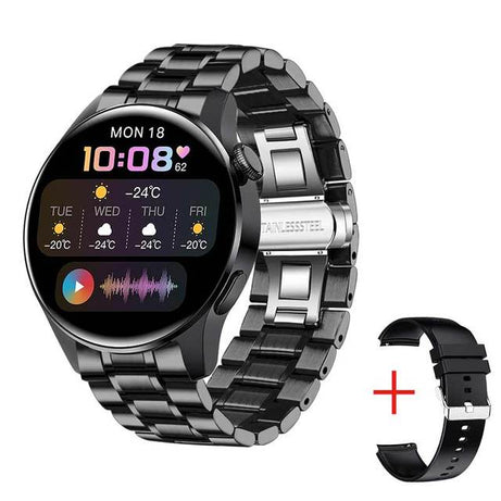 Trade Castle LIGE New Bluetooth Call Smart Watch Men Full Touch Sport Fitness Watches, Waterproof Heart Rate Steel Band Smartwatch Android iOS