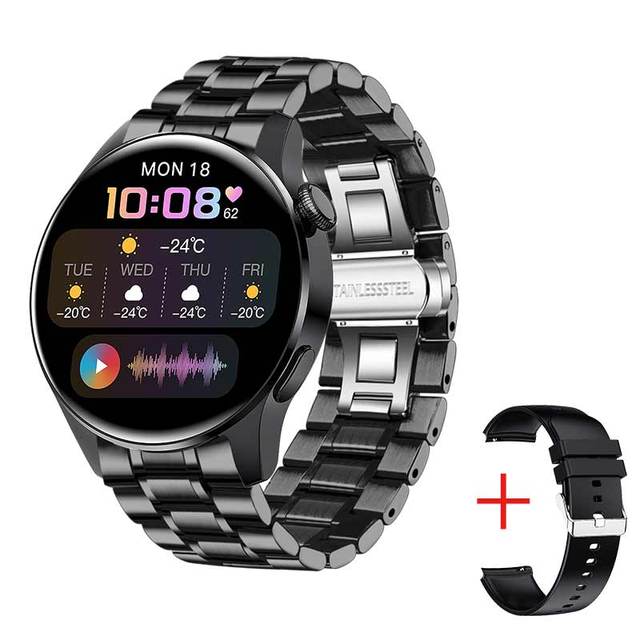 Trade Castle LIGE New Bluetooth Call Smart Watch Men Full Touch Sport Fitness Watches, Waterproof Heart Rate Steel Band Smartwatch Android iOS