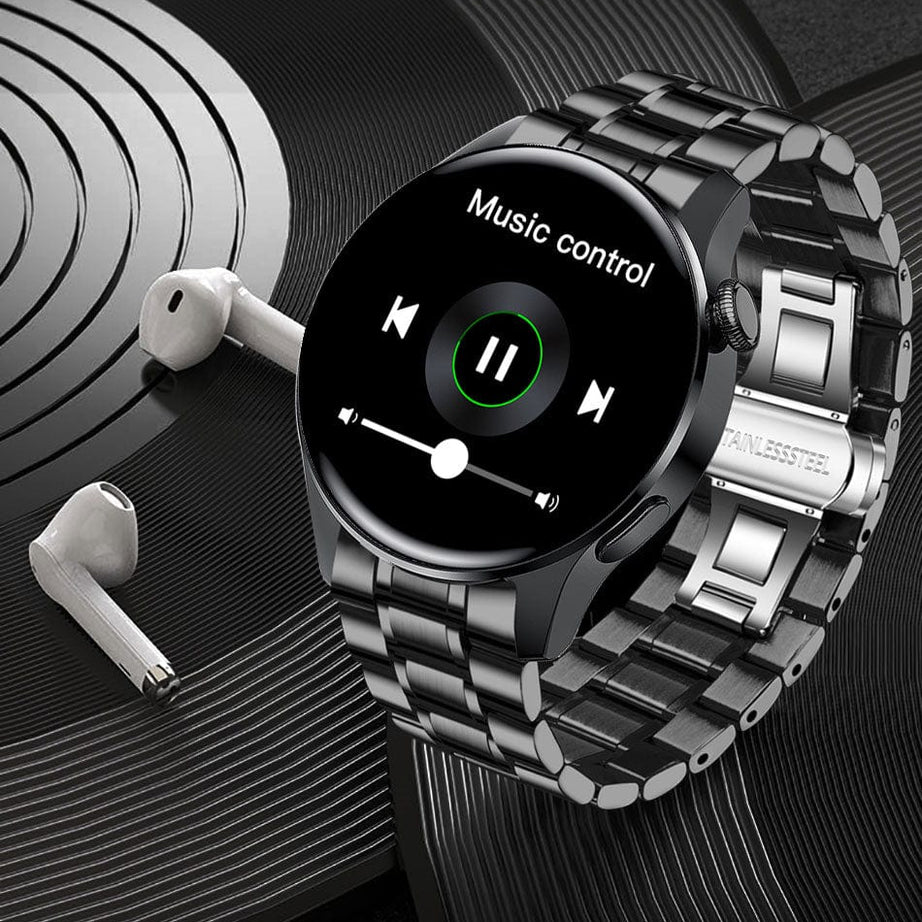 Trade Castle LIGE New Bluetooth Call Smart Watch Men Full Touch Sport Fitness Watches, Waterproof Heart Rate Steel Band Smartwatch Android iOS