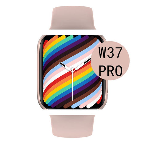 Trade Castle mens Wireless Charging Call Sports Heart Rate Smart Watch W37PRO