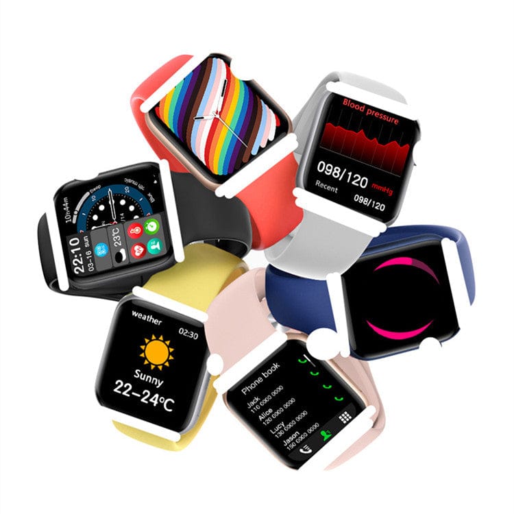 Trade Castle mens Wireless Charging Call Sports Heart Rate Smart Watch W37PRO