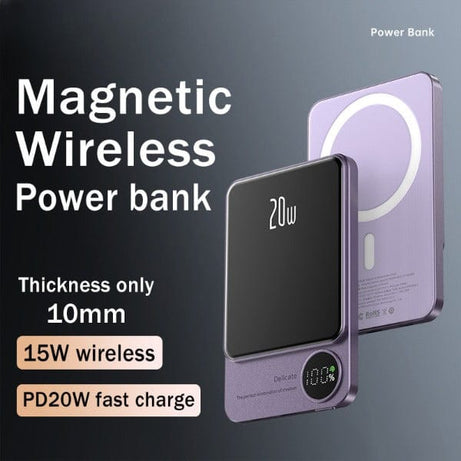 Trade Castle Mobile 10000mAh Macsafe Powerbank Magnetic Wireless Power Bank For Iphone 14 14Pro 14ProMax 14Plus Charger External Auxiliary Battery