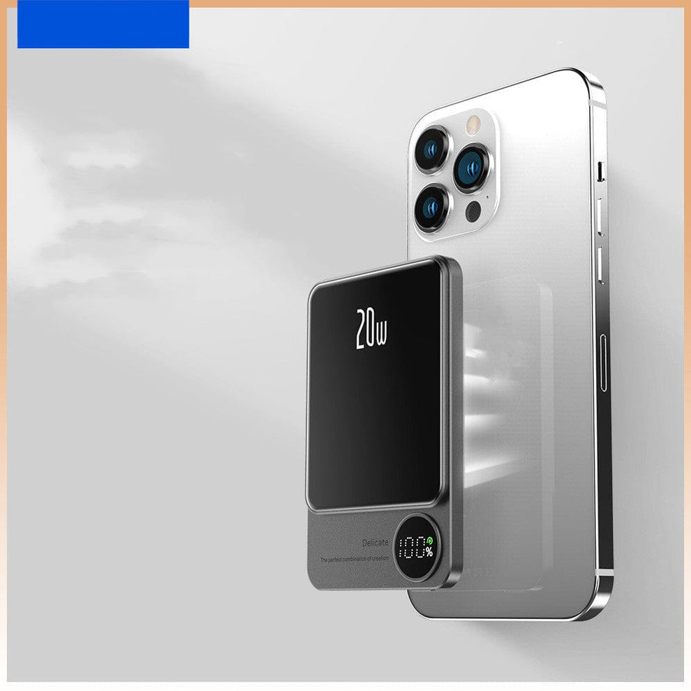 Trade Castle Mobile 10000mAh Magnetic Wireless Power Bank for iPhone 14, 14 Pro, 14 Pro Max, and 14 Plus